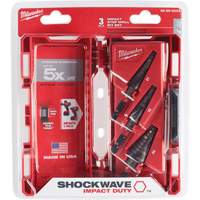 Jeu de forets &eacute;tag&eacute;s Shockwave Impact Duty, 3 morceaux, Titane Chandler Sales