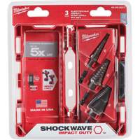 Jeu de forets &eacute;tag&eacute;s Shockwave Impact Duty, 3 morceaux, Titane Chandler Sales