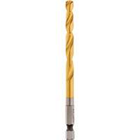 Shockwave Drill Bit, 1/4", Titanium, 2-15/32" Flute, 135° Point Chandler Sales