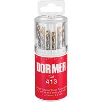 Jobber Drill Bit Set, 13 Pieces, High Speed Steel Chandler Sales