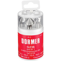 90° Countersink Set, 6 Pieces Chandler Sales