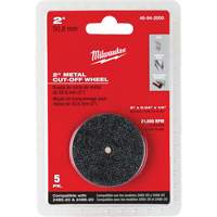 M12 Fuel Right Angle Die Grinder Cut-Off Wheels, 2" x 0.04", 1/4" Arbor, Type 1, Aluminum Oxide, 21000 RPM Chandler Sales