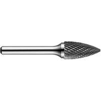 Pointed Tree Rotary Burr, SG-50DC, 1/2" Dia., 1/4" Shank, 1" Depth of Cut Chandler Sales