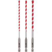 Jeu de forets pour perceuse &agrave; percussion Shockwave, 3 morceaux, Carbure Chandler Sales