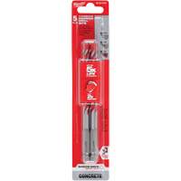 Shockwave Hammer Drill Bit, 1/4", Hex Shank, Carbide Chandler Sales