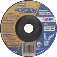 NorZon Plus SGZ Grinding Wheel, 4" x 1/8", 5/8" Arbor, Ceramic Alumina, Type 27 Chandler Sales