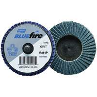 R884P BlueFire&reg; Mini Flap Disc, 3" x Type 27, P40 Grit, Zirconia Alumina Chandler Sales