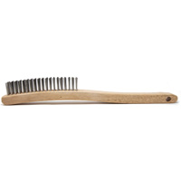 Brosse de nettoyage, Acier inoxydable, 4 x 19 rangs de fils, Longueur 13-11/16" Chandler Sales