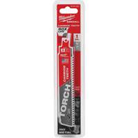 Lame de scie Torch Sawzall, Carbure, 7 Dents par pouce, 6" lo x 1" la Chandler Sales