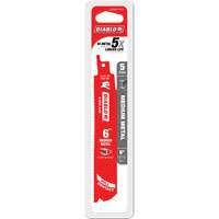 Lame de scie alternative de s&eacute;rie moyenne pour le m&eacute;tal, Bim&eacute;tal, 14-18 Dents par pouce, 6" lo x 1" la Chandler Sales