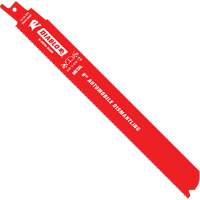 Lame de scie alternative autod&eacute;montage, Bim&eacute;tal, 10-14 Dents par pouce, 9" lo x 1" la Chandler Sales