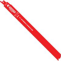 Lame de scie alternative autod&eacute;montage, Bim&eacute;tal, 14-18 Dents par pouce, 12" lo x 1" la Chandler Sales