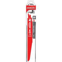 Lame de scie alternative pour la d&eacute;molition et les m&eacute;taux &eacute;pais, Bim&eacute;tal, 8-10 Dents par pouce, 9" lo Chandler Sales