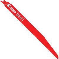 Lame de scie alternative pour la d&eacute;molition et les m&eacute;taux &eacute;pais, Bim&eacute;tal, 8-10 Dents par pouce, 12" lo Chandler Sales