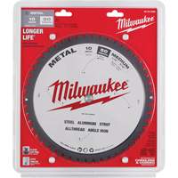 Lame de scie circulaire, 10", 50 dents, Pour M&eacute;tal Chandler Sales