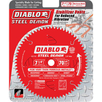 Steel Demon Cutting Saw Blade, 7-1/4", 70 Teeth, Metal Use Chandler Sales