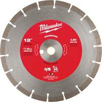 Segmented Diamond Circular Saw Blade, 12", Concrete Use Chandler Sales