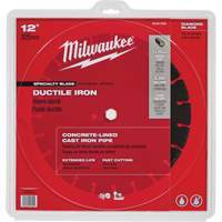 Circular Saw Blade, 12", Ductile Iron Use Chandler Sales