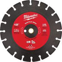 Circular Saw Blade, 12", Ductile Iron Use Chandler Sales