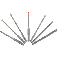 Jeu de forets pour marteau &agrave; t&ecirc;te enti&egrave;rement au carbure &agrave; 4 couteaux SDS-Plus Rebar Demon, 7 morceaux, Carbure Chandler Sales