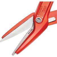 13" Serrated Aluminum Tinner Snip with Dipped Handle, 3" Cut Length, Straight Cut Chandler Sales