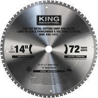 Lame de scie &agrave; tronçonner, 14", 72 dents, Pour M&eacute;tal Chandler Sales