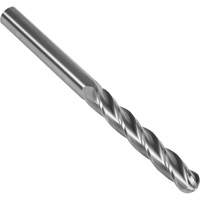 S147 30° Extra Long Ball Nose End Mill, 1/2" Dia., 6" L, 4 Flutes, 1/2" Shank, Carbide Chandler Sales