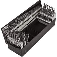Jobber Length Combination Drill Bit Set, 114 Pieces, High Speed Steel Chandler Sales