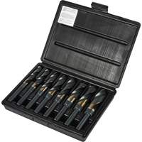 Reduced Shank Silver & Deming Drill Bit Set, 8 Pieces, High Speed Cobalt Chandler Sales