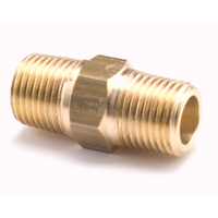 Mamelons de tuyau hexagonal, Laiton, 1/8", Standard Chandler Sales