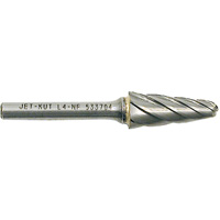 L4-NF 1/4" Taper Shape Bur for Aluminum/Non-ferrous Materials, 1/2" Dia. Chandler Sales