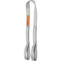 Nylon Web Sling, Double Eye, 4" W x 15' L Chandler Sales