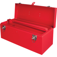 ATB100 Portable Tool Box with Metal Tool Tray, 8-3/4" D x 21" W x 9" H, Red Chandler Sales