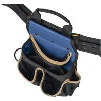 20 Pocket Tool Belt Combo, Polyester, Black Chandler Sales