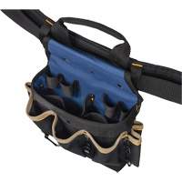 20 Pocket Tool Belt Combo, Polyester, Black Chandler Sales