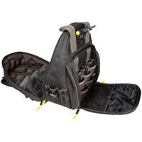 Techgear 53-Pocket Tool Backpack, 16" L x 13-1/4" W, Black, Polyester Chandler Sales