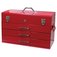 Tool Box, 9-3/5" D x 21-3/10" W x 14-1/2" H, Red Chandler Sales
