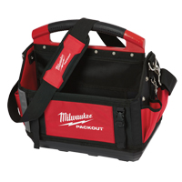 Packout Tote, Ballistic Nylon, 31 Pockets, Black/Red Chandler Sales