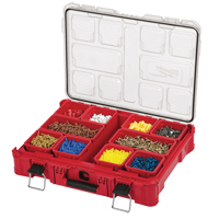 Packout Organizer, 20" x 15" x 5", Black/Red Chandler Sales