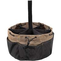 BUCKETBAG Tool Bag, Polyester, 18 Pockets, Black Chandler Sales