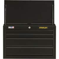 100 Series Tool Chest, 26" W, 4 Drawers, Black Chandler Sales