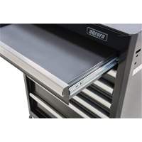 Industrial Tool Cart, 7 Drawers, 27" W x 18-3/4" D x 39" H, Black Chandler Sales