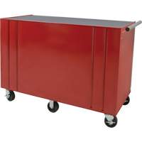 Industrial Tool Cart, 12 Drawers, 56" W x 24-1/2" D x 38-1/8" H, Red Chandler Sales