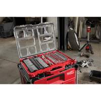 Ensemble de cliquet et douilles avec organisateur &agrave; profil bas Packout, 106 Mcx, Prise de 1/4"/3/8", Profond Chandler Sales