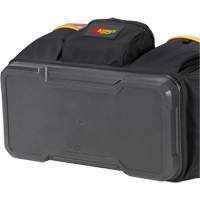 Molded Base Open-Top Tool Box, Ballistic Polyester, 17 Pockets, Black/Blue Chandler Sales