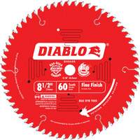 Contractor Saw Blades - Fine Finishing Saw Blades, 8-1/2", 60 Teeth, Wood Use Chandler Sales