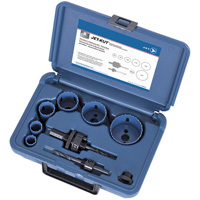 Premium Plumber's Holesaw Kit, 8 Pieces Chandler Sales