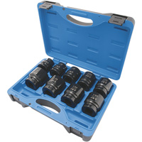 Jeu de douilles SAE &agrave; 6 pans PS901, 9 Mcx, Chocs, Prise de 1" Chandler Sales