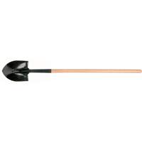 Round Point Shovel, Tempered Steel Blade, Hardwood, Straight Handle Chandler Sales