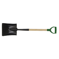 Square Point Shovel, Wood, Tempered Steel Blade, D-Grip Handle, 29" Long Chandler Sales